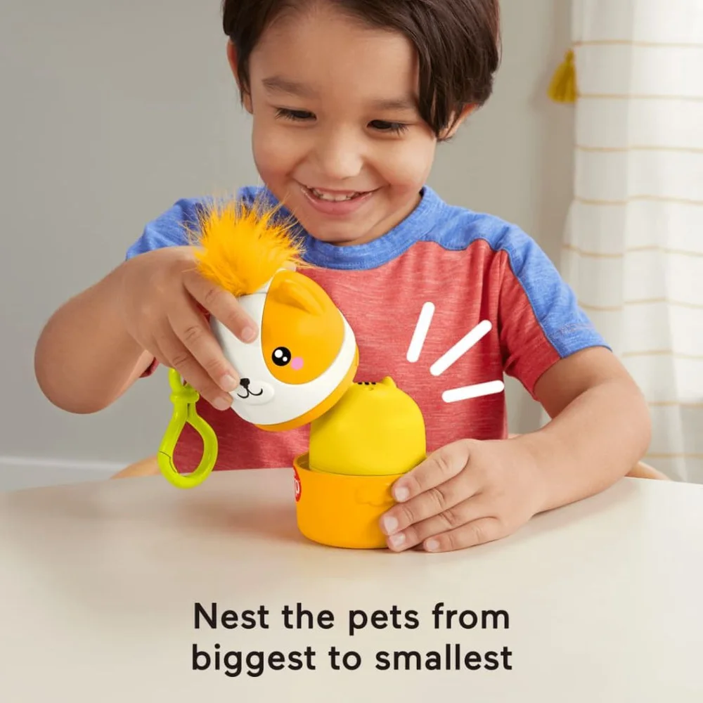 Fisher-Price FP Pets On-The-Go Nesting Pets Stacking Toy For Preschool Kids